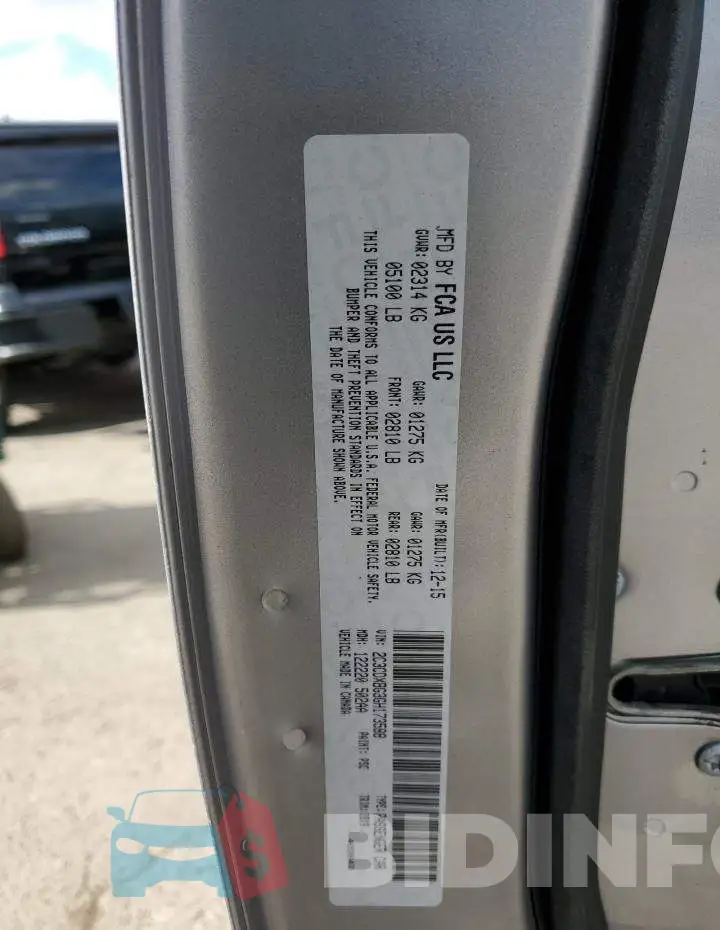 2C3CDXBG3GH173588 Photo# 10