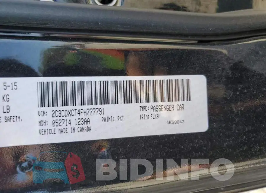 2C3CDXCT4FH777791 Photo# 12