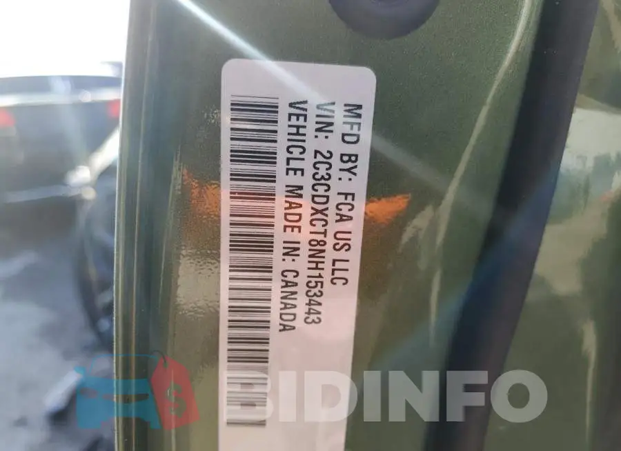 2C3CDXCT8NH153443 Photo# 10