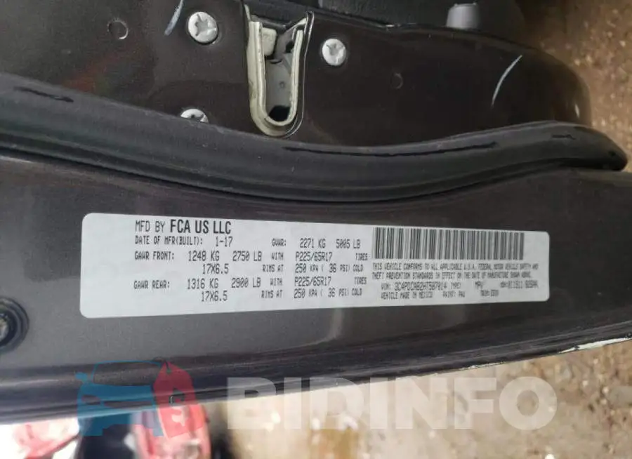 3C4PDCAB2HT587014 Photo# 10