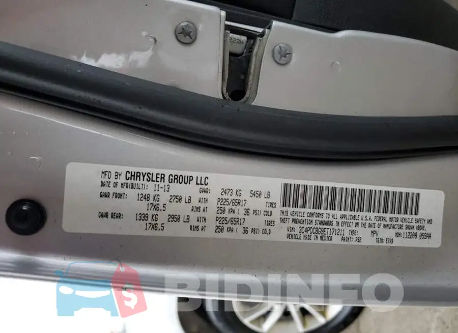 3C4PDCBG9ET171211 Photo# 12