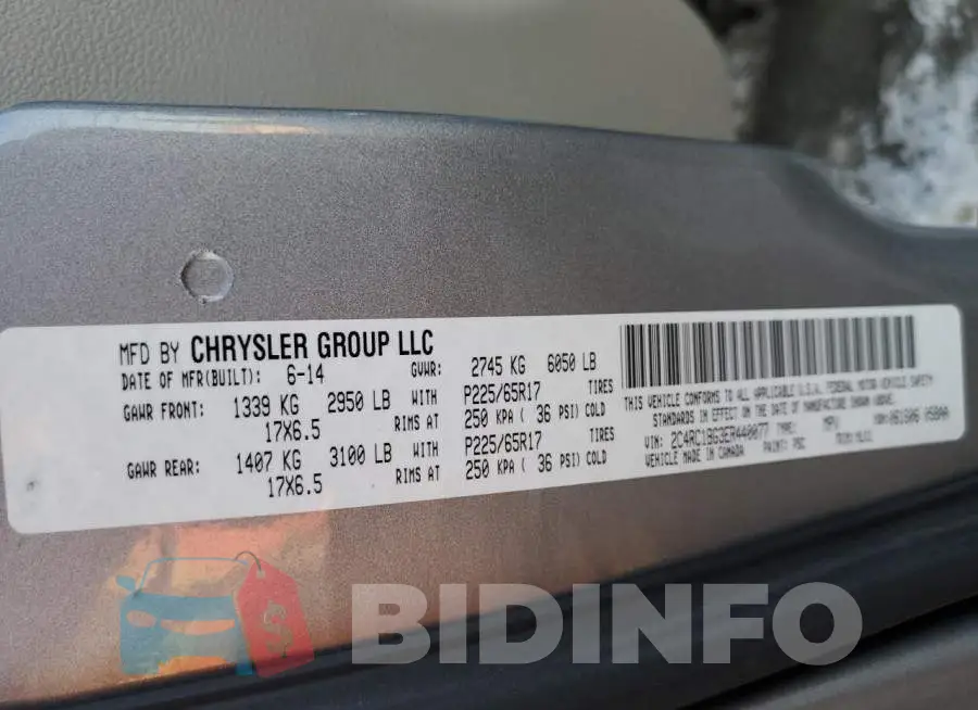 2C4RC1BG3ER440077 Photo# 14