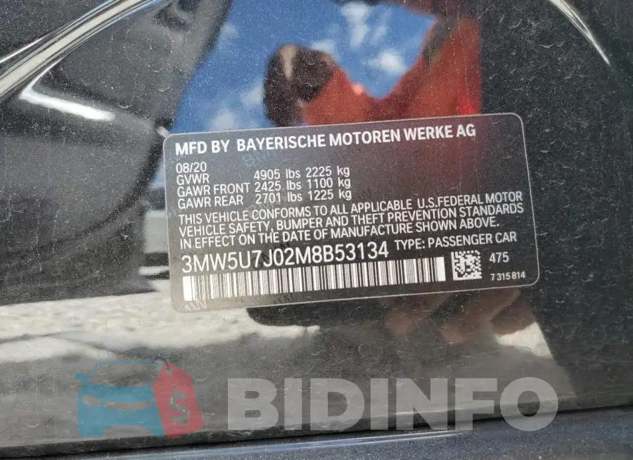 3MW5U7J02M8B53134 Photo# 10