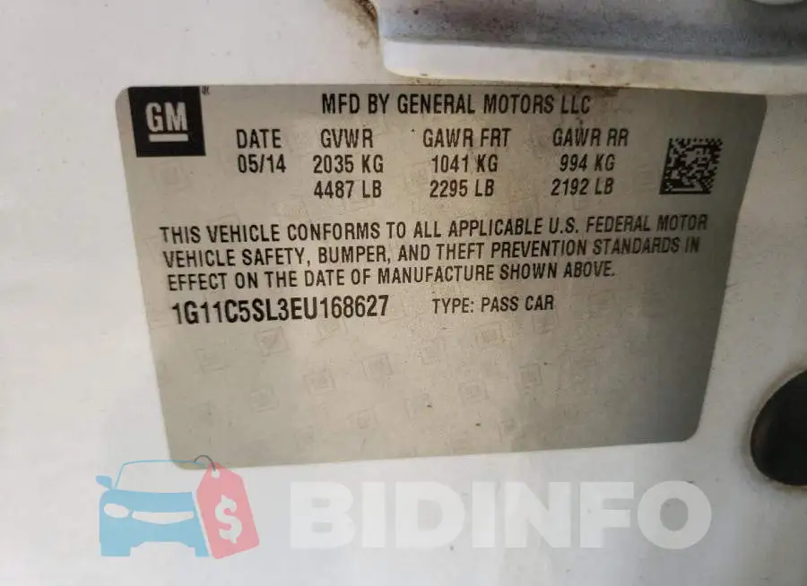 1G11C5SL3EU168627 Photo# 10