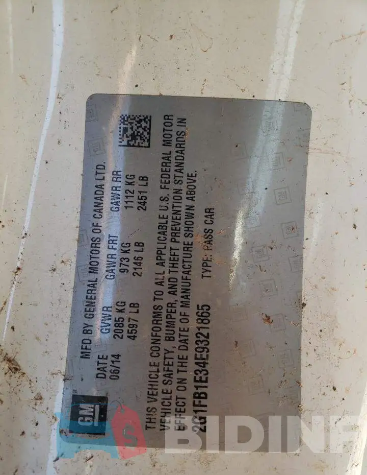 2G1FB1E34E9321865 Photo# 12