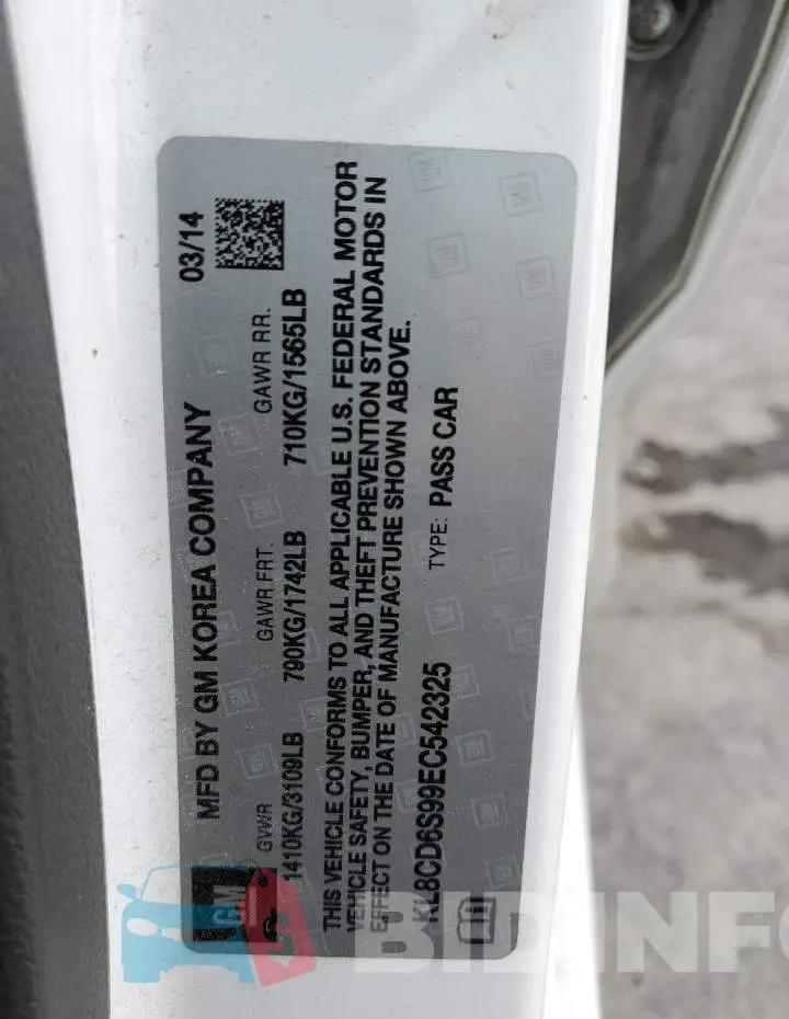 KL8CD6S99EC542325 Photo# 12