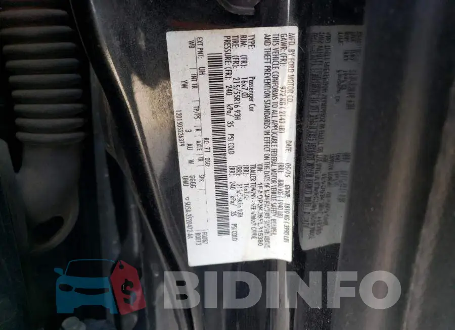 1FADP3K26FL315380 Photo# 12