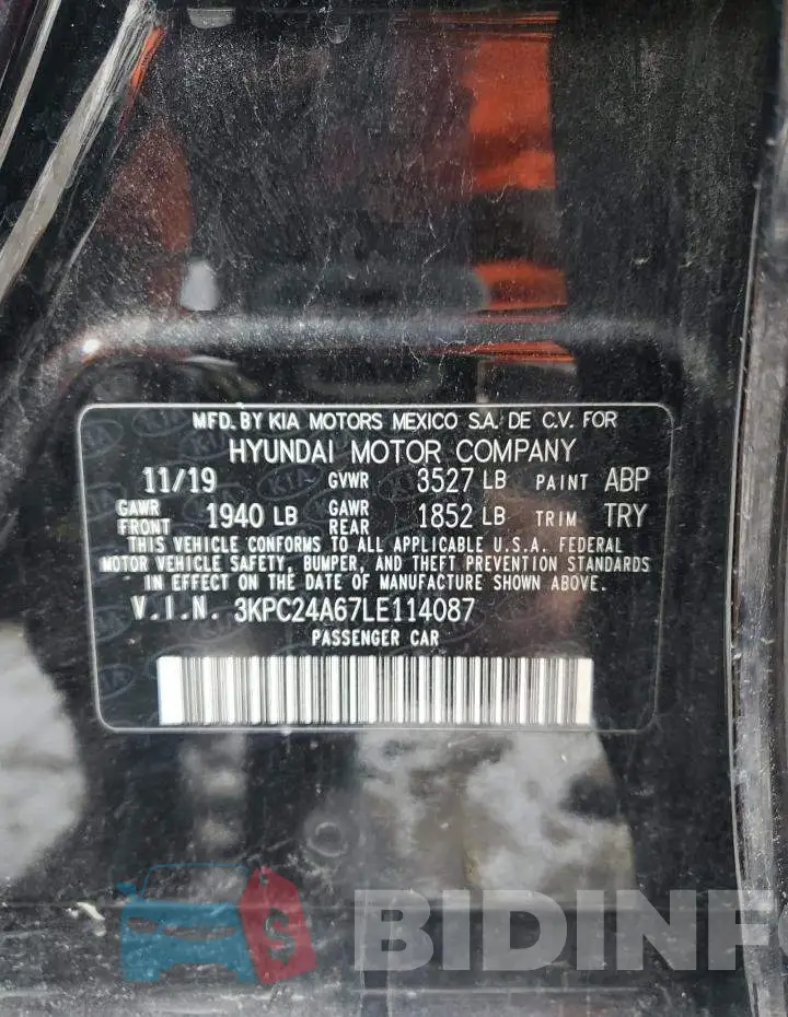 3KPC24A67LE114087 Photo# 12