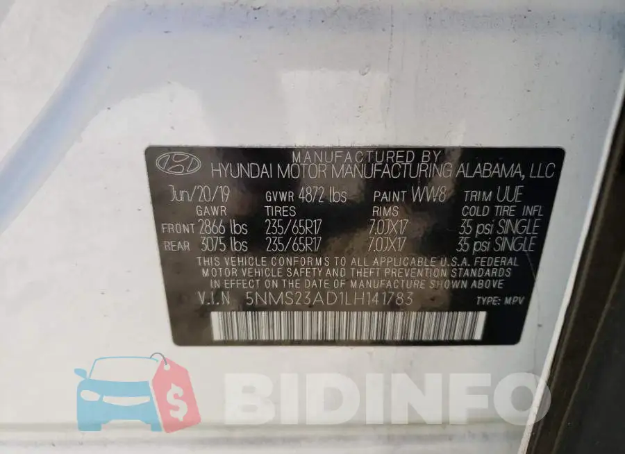 5NMS23AD1LH141783 Photo# 13