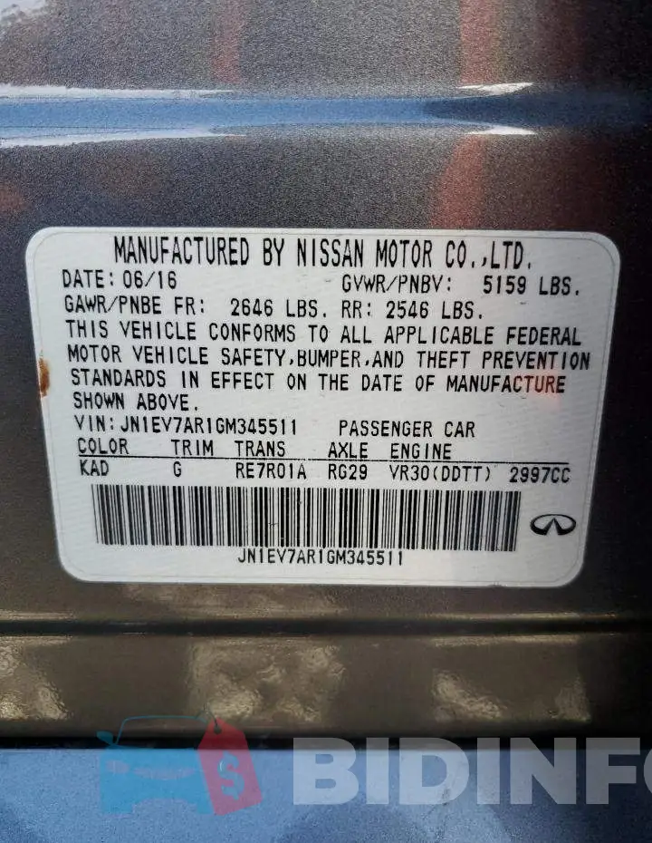 JN1EV7AR1GM345511 Photo# 12