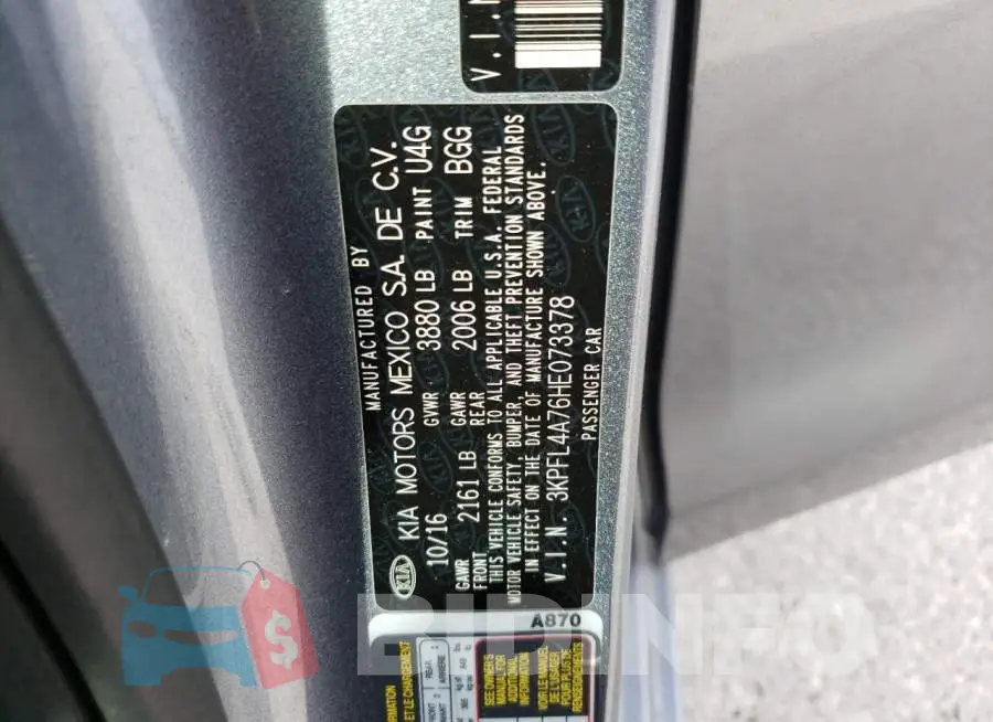 3KPFL4A76HE073378 Photo# 12