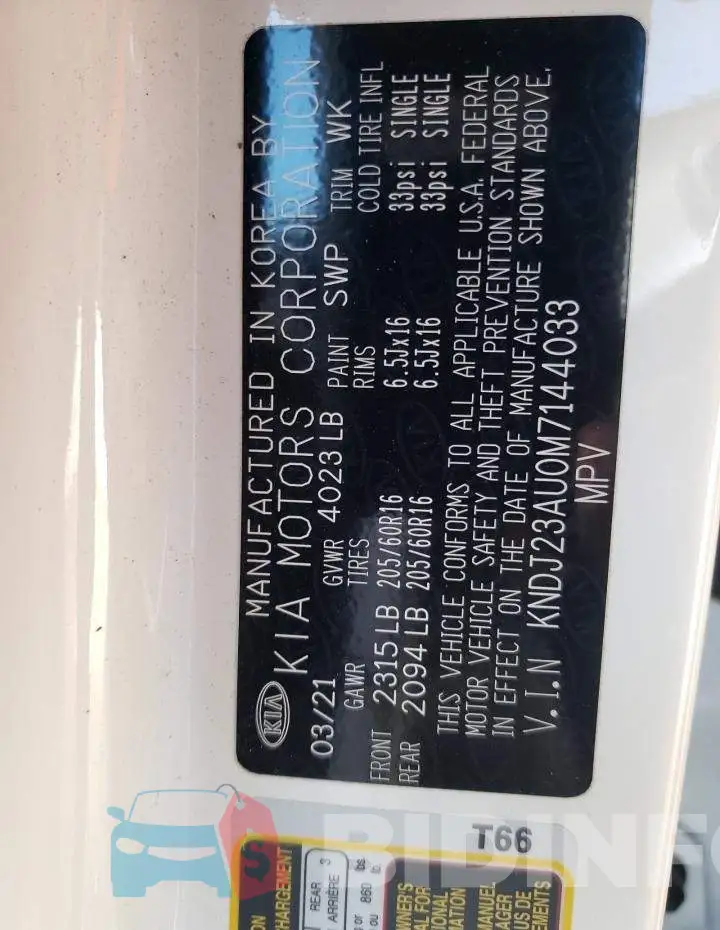 KNDJ23AU0M7144033 Photo# 13