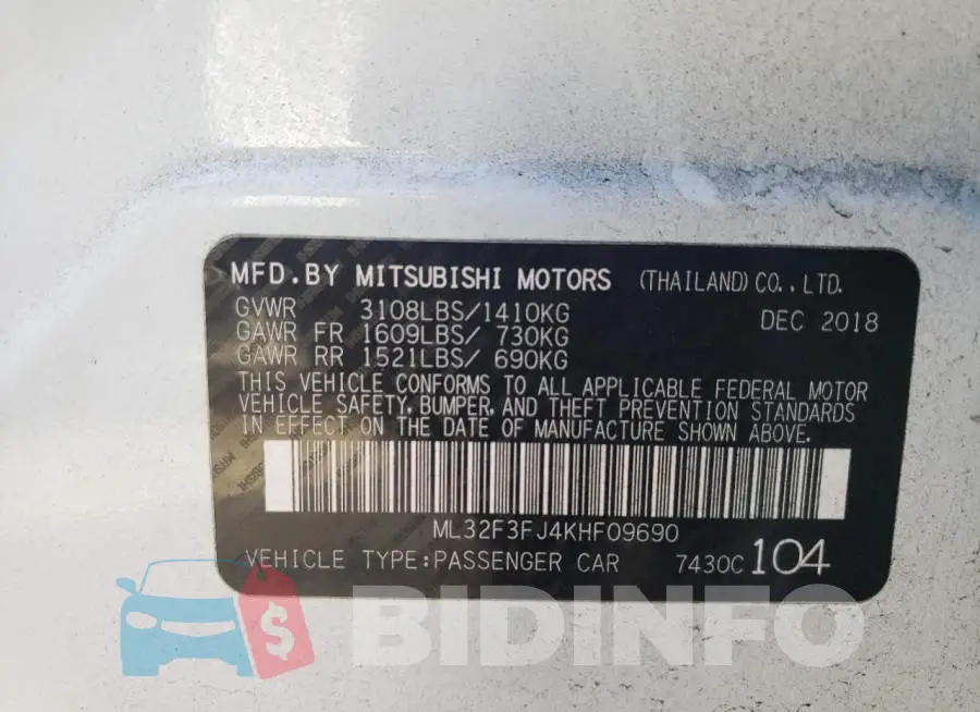 ML32F3FJ4KHF09690 Photo# 13