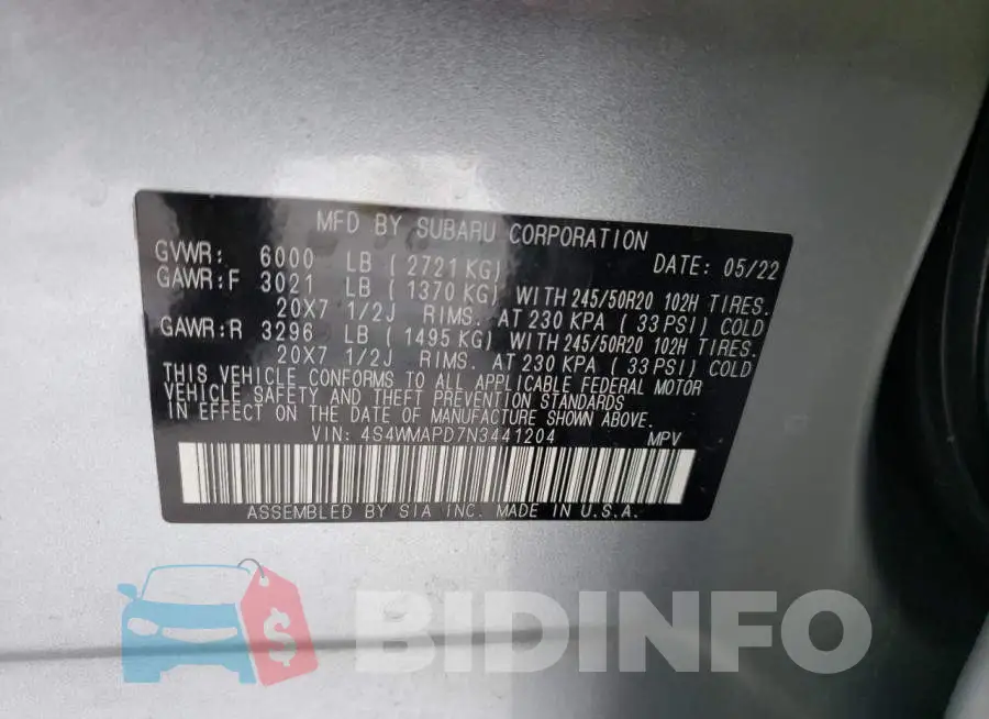 4S4WMAPD7N3441204 Photo# 13