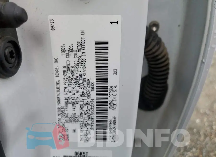 5TFDY5F10EX333014 Photo# 12