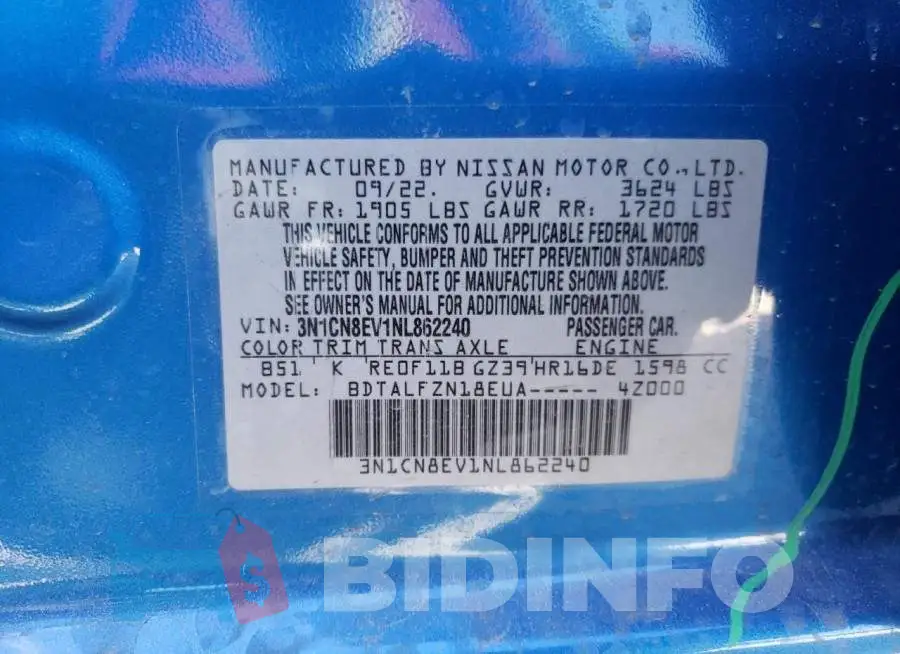 3N1CN8EV1NL862240 Photo# 12