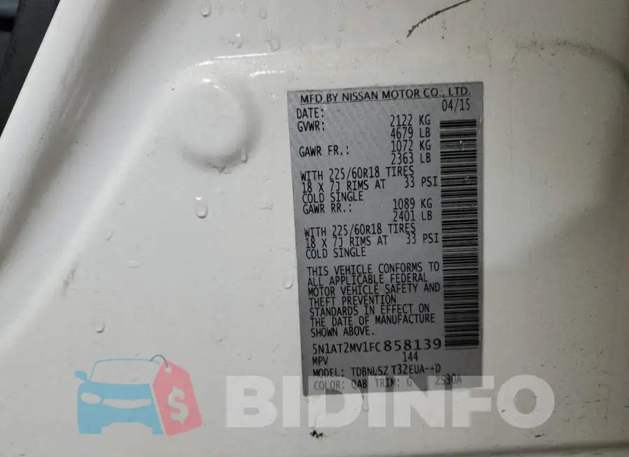 5N1AT2MV1FC858139 Photo# 12