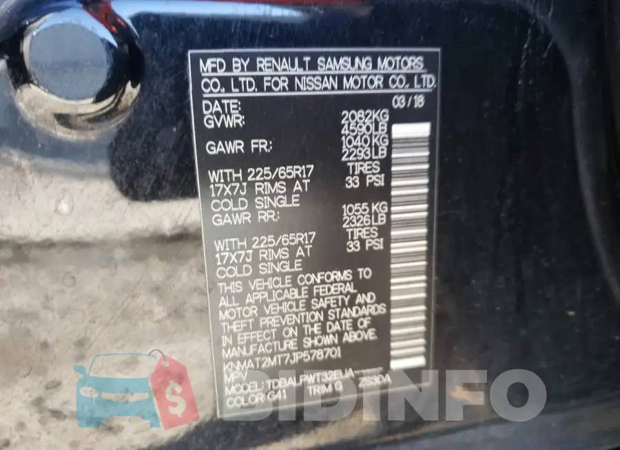 KNMAT2MT7JP578701 Photo# 14