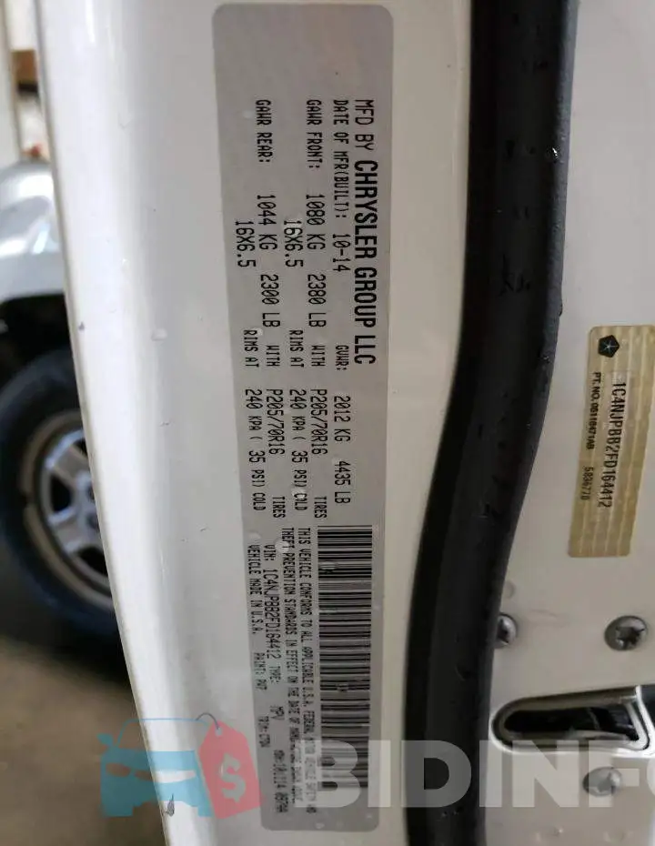 1C4NJPBB2FD164412 Photo# 13