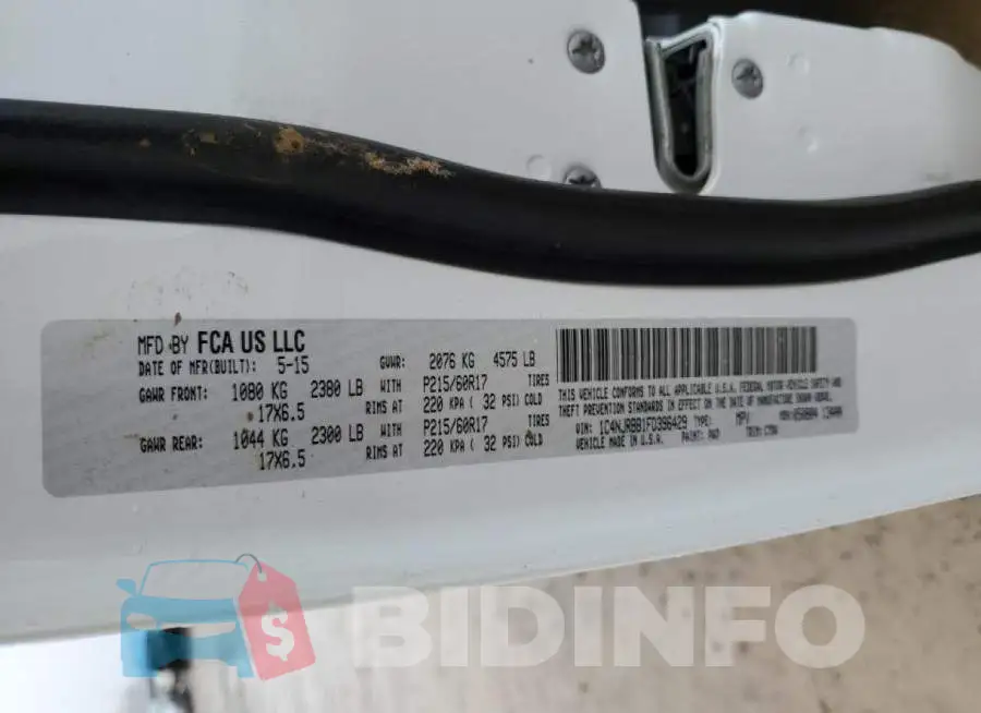 1C4NJRBB1FD396429 Photo# 13