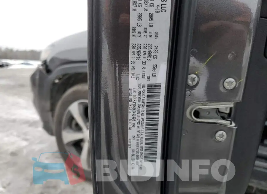 1C4PJMDX8KD441400 Photo# 13
