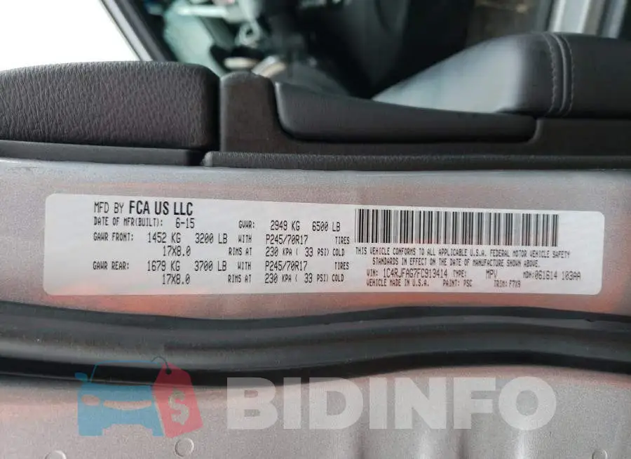 1C4RJFAG7FC913414 Photo# 13
