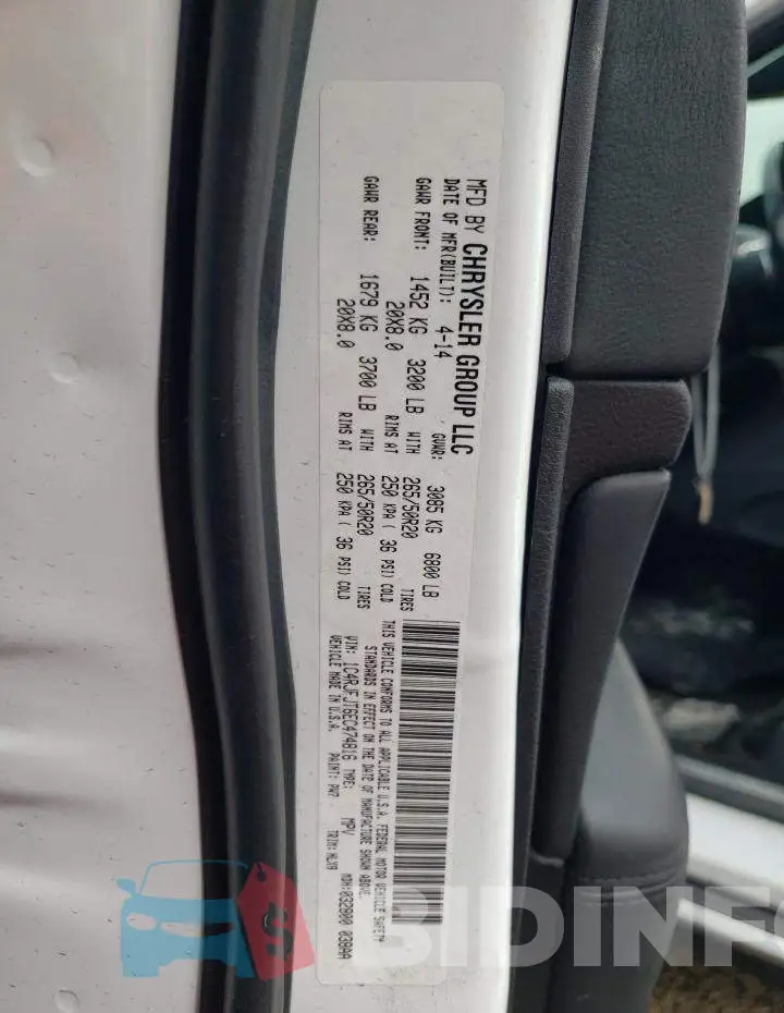 1C4RJFJT6EC474816 Photo# 10