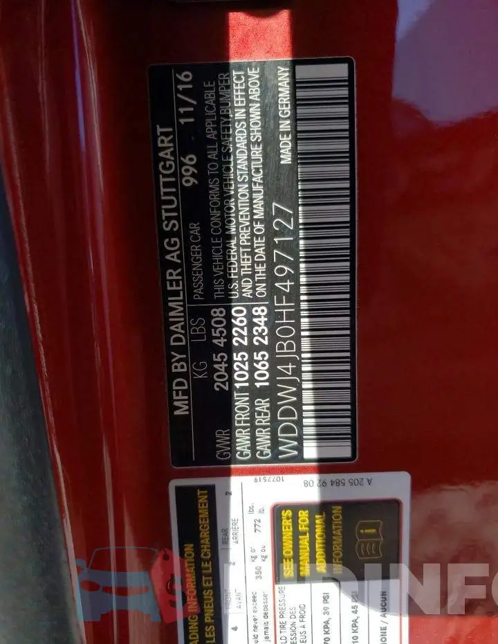 WDDWJ4JB0HF497127 Photo# 12