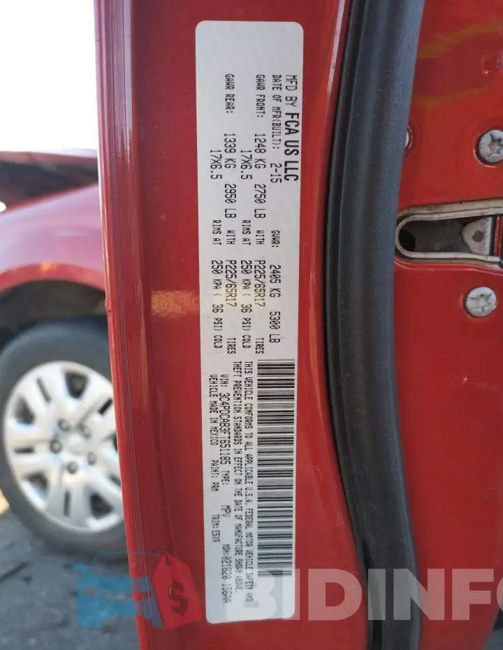 3C4PDCAB3FT651185 Photo# 12