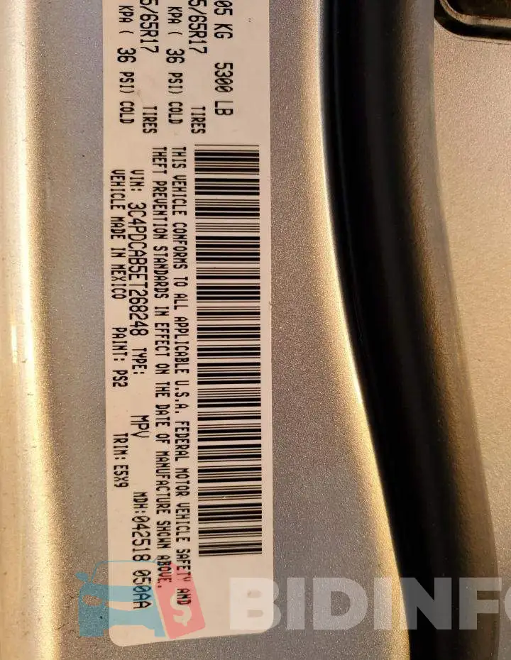 3C4PDCAB5ET268248 Photo# 13