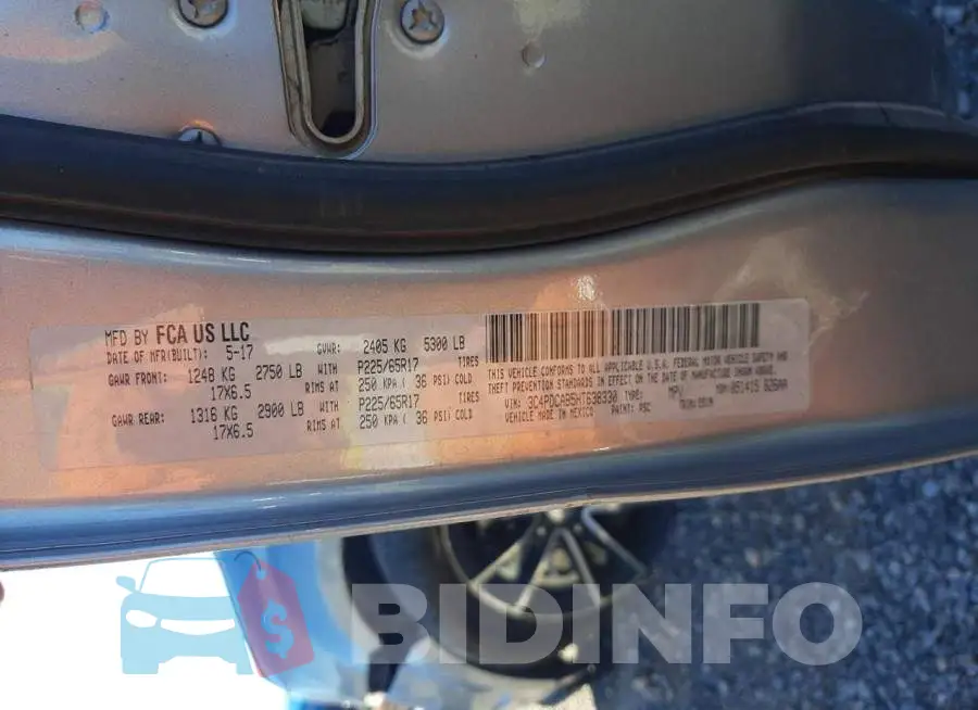 3C4PDCAB5HT638330 Photo# 10