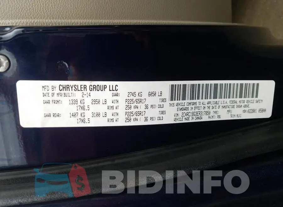 2C4RC1BG3ER317850 Photo# 10