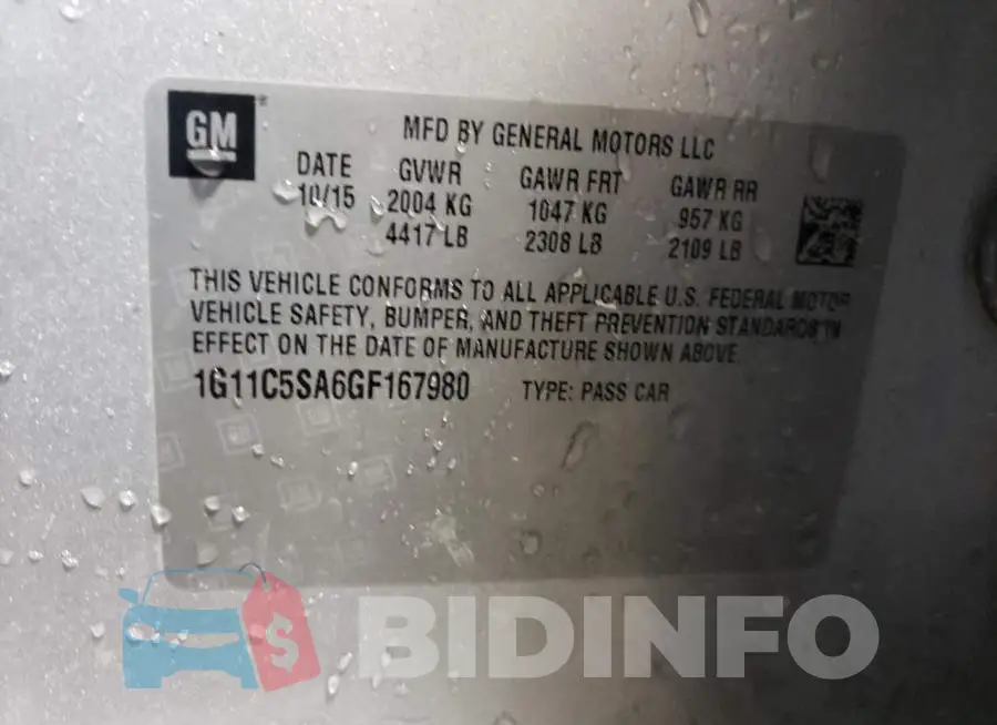1G11C5SA6GF167980 Photo# 13