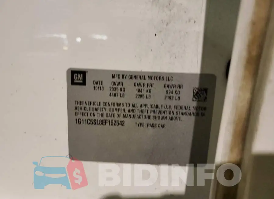 1G11C5SL8EF152542 Photo# 12