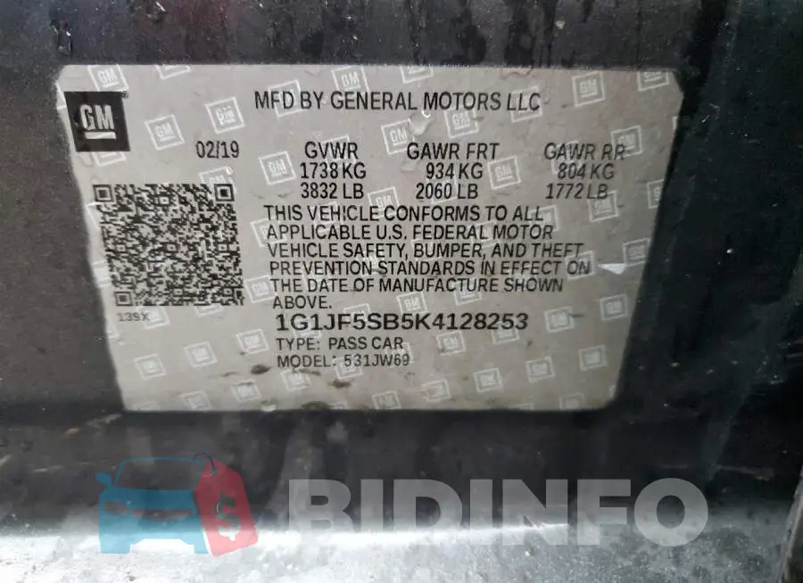 1G1JF5SB5K4128253 Photo# 12