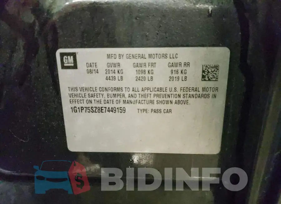 1G1P75SZ8E7449159 Photo# 12