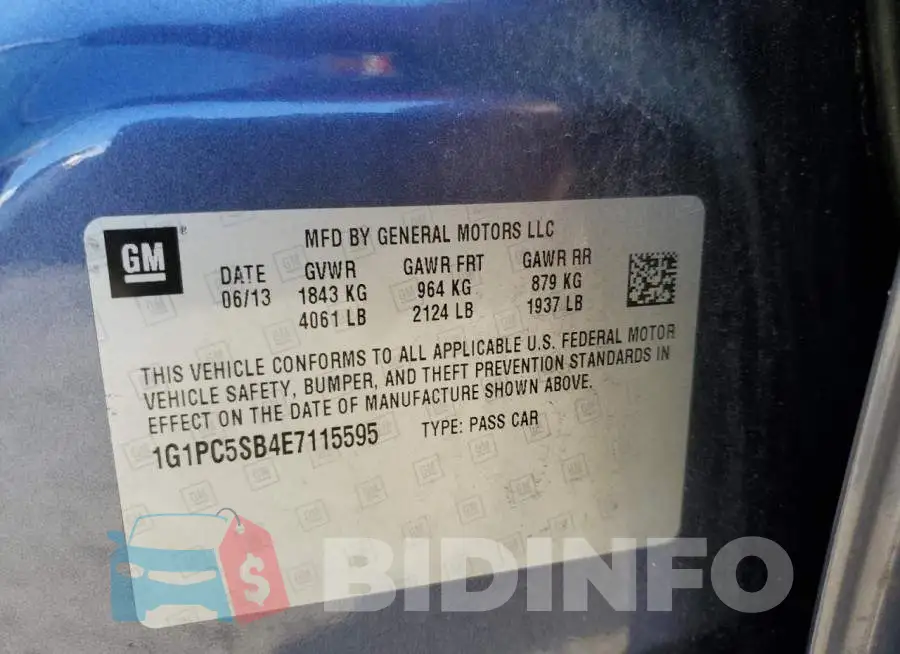 1G1PC5SB4E7115595 Photo# 10