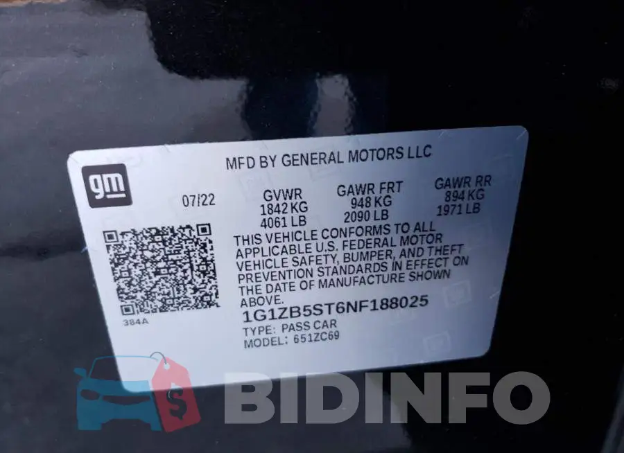 1G1ZB5ST6NF188025 Photo# 13