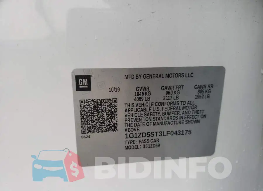 1G1ZD5ST3LF043175 Photo# 12