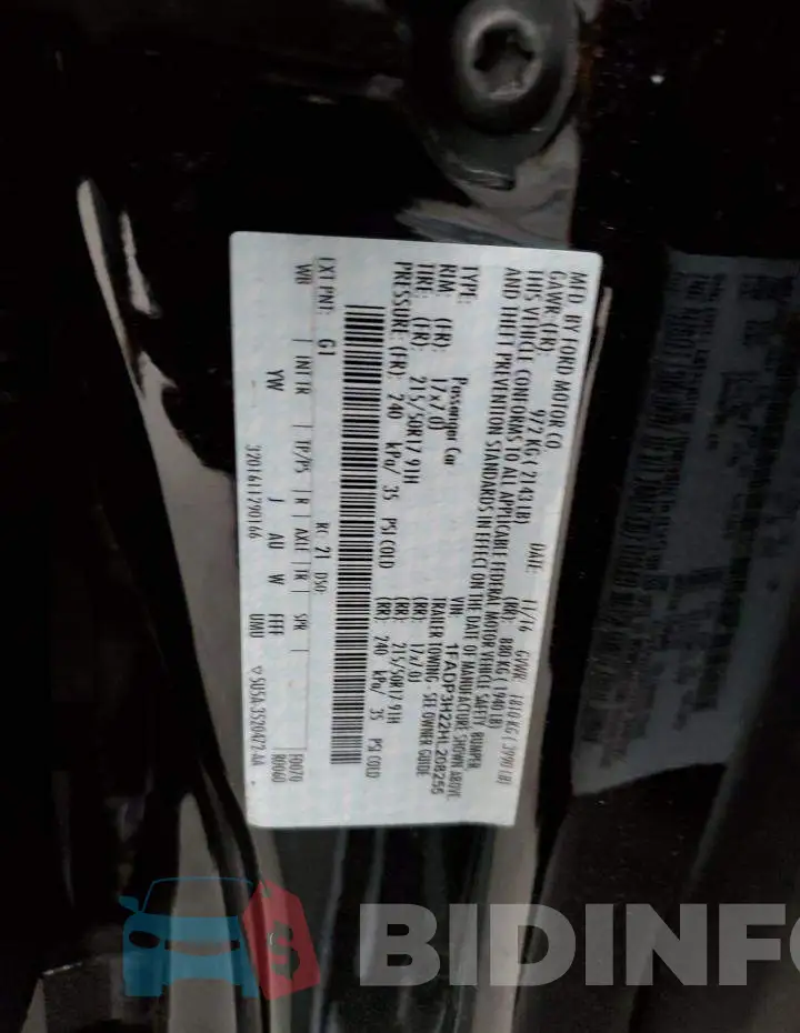 1FADP3H22HL208255 Photo# 13