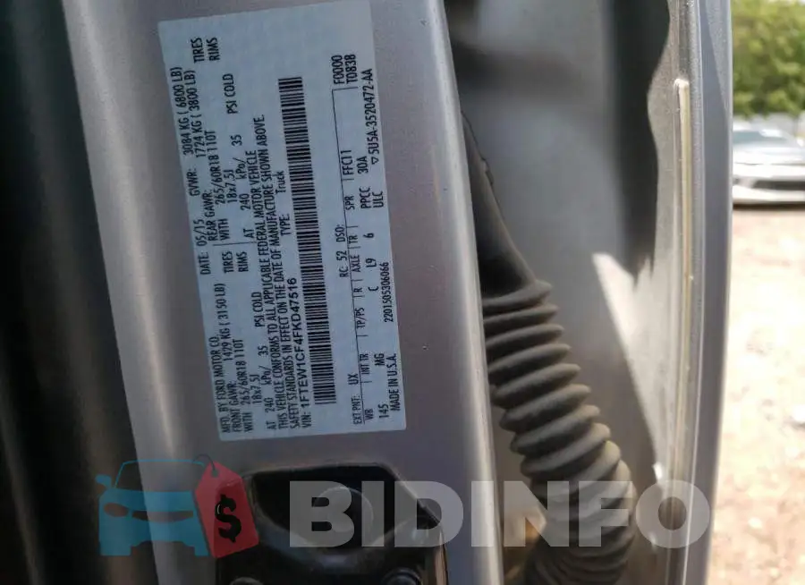 1FTEW1CF4FKD47516 Photo# 10