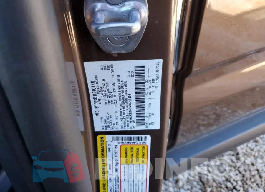 3FMCR9B66NRD11296 Photo# 14