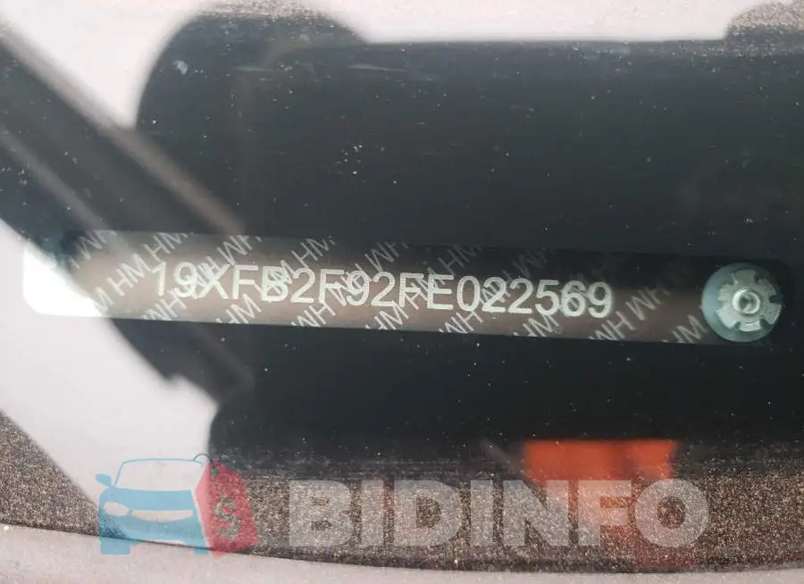 19XFB2F92FE022569 Photo# 12