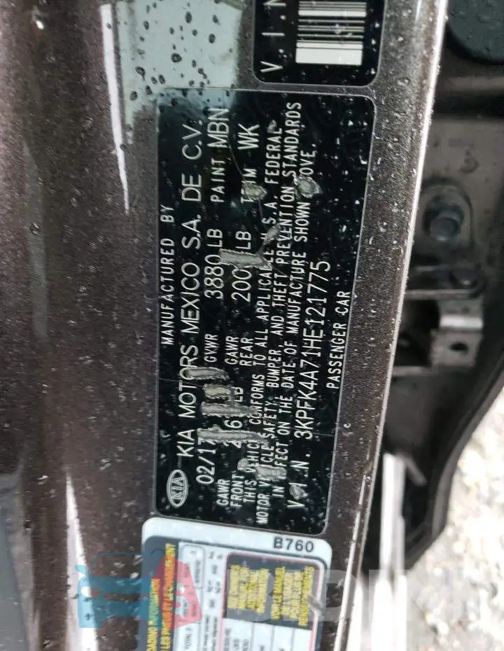 3KPFK4A71HE121775 Photo# 13