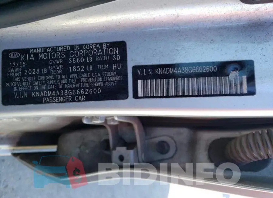 KNADM4A38G6662600 Photo# 12