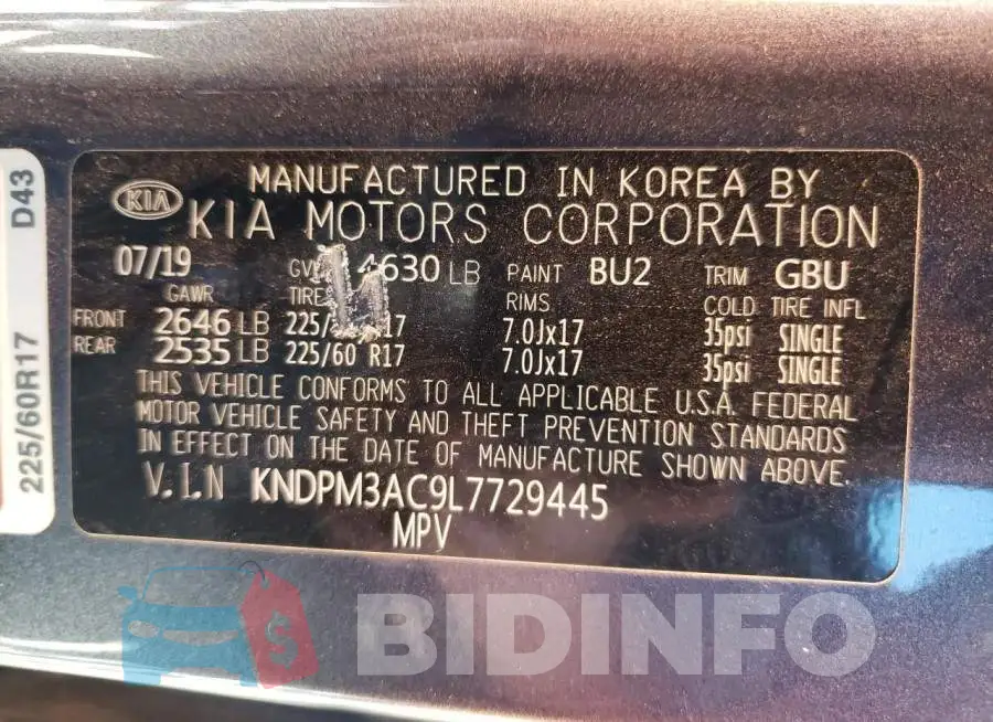 KNDPM3AC9L7729445 Photo# 10