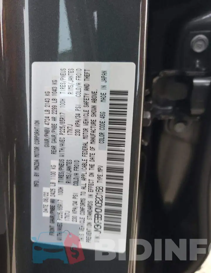 JM3KFBBM0N0620168 Photo# 13