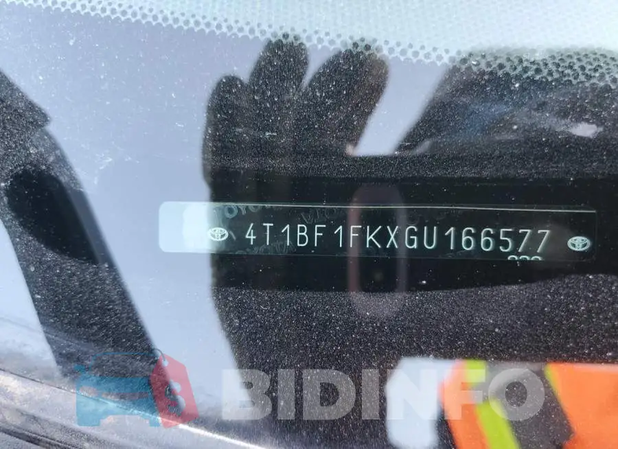 4T1BF1FKXGU166577 Photo# 12