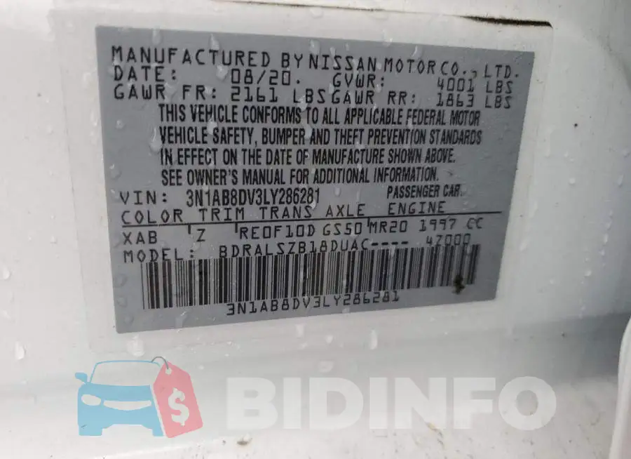 3N1AB8DV3LY286281 Photo# 12