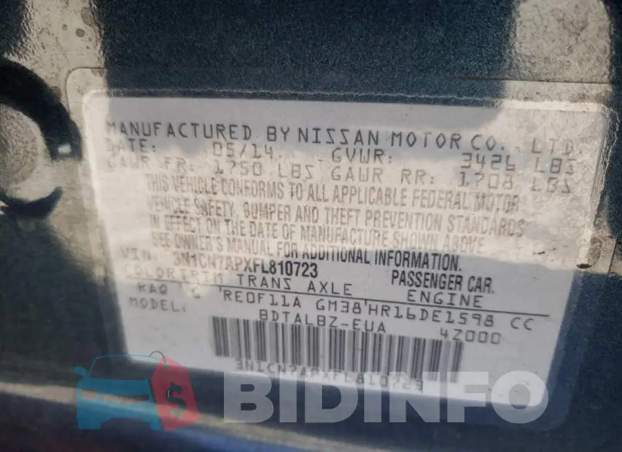 3N1CN7APXFL810723 Photo# 12